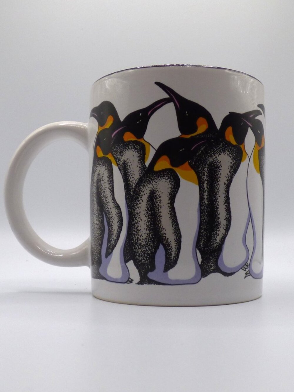 Vintage 1980s Penguin Coffee Mug Banana Appeal James Harter